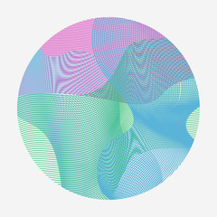 Wall Mural - abstract waves. set of transparent wave. vector