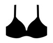 © martialred - Bra or brassiere female breast support undergarment flat icon for fashion apps and websites