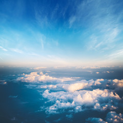 Wall Mural - clouds in sky atmosphere panorama