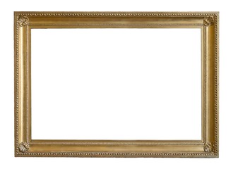 Gold frame for paintings, mirrors or photos