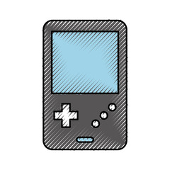 Portable video game console vector illustration design