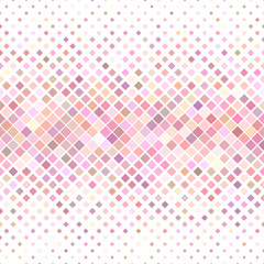 Wall Mural - Color abstract square pattern background - vector graphic design from diagonal squares in pink tones