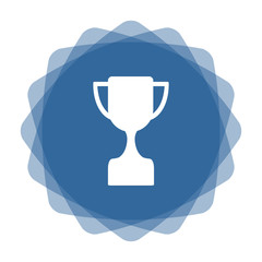 Sticker - App Icon blau Pokal