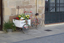 Pot De Fleur En Tricycle