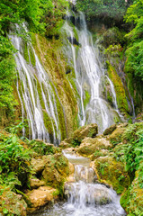  The 35m tall upper section of the Mele Cascades Waterfalls - Port Vila, Efate Island, Vanuatu