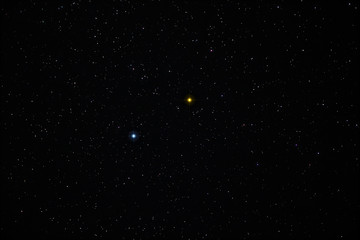 Wall Mural - Pollux and Caster stars of Gemini constellations. Gemini is one of the constellations of the zodiac.