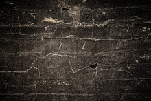 Old Dark Wall Background. Grunge Texture. Black Brown Wallpaper. Dark Surface