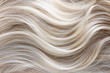 Leinwandbild Motiv Female blonde curly  hair texture