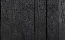 Charred Siding Black Wood Texture