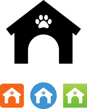 Dog House Icon - Illustration