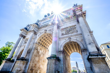 Wall Mural - siegestor in munich