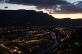 Fototapeta Miasto - Grenoble sunset