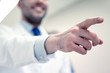 © Syda Productions - close up of doctor pointing finger at hospital