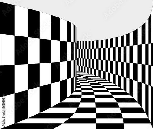 Download Corridor 3d Perspective Art Psychedelic Stock Vector Adobe Stock