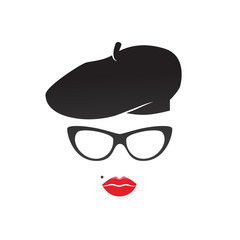 Wall Mural - attractive lady vector icon.