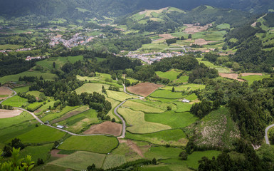 Furnas Village in the Azores