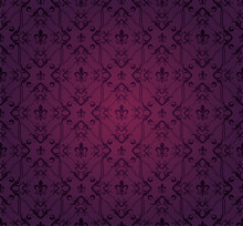 Purple Wallpaper Damask