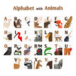 Alphabet with animals