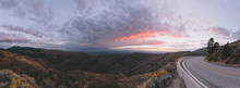 Sunset Mountain Road Panorama