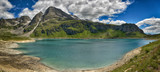 Fototapeta Na ścianę - Mountain glacial lake in a great landscape