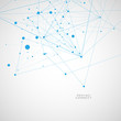 © Leonid - Abstract triangles with connecting dots and lines