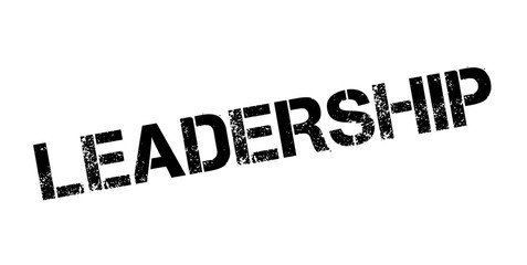 Wall Mural - Leadership rubber stamp. Grunge design with dust scratches. Effects can be easily removed for a clean, crisp look. Color is easily changed.