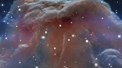 Wall Mural - flight into the horsehead nebula