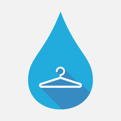 Sticker - Isolated water drop with a hanger