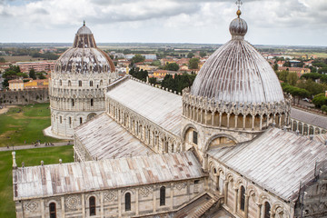 Wall Mural - Cathedral of Pisa. The Piazza dei Miracoli (Piazza del Duomo). Italy.