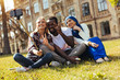 © Viacheslav Yakobchuk - Inspired dynamic young people having amazing time together