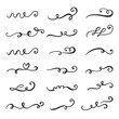 © Artrise Stocker - Vector flourishes, swirls, curls and scrolls set
