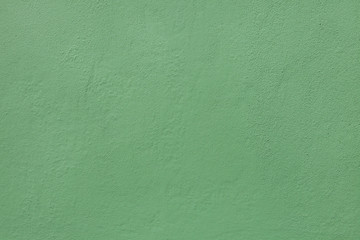 Wall Mural - Green painted stucco wall.