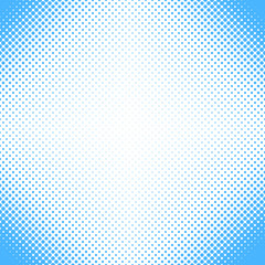 Poster - abstract halftone dot pattern background - vector design from circles in varying sizes