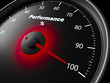 Performance speedometer