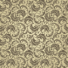 Wall Mural - seamless floral pattern for printing on fabric or paper. hand drawn background.