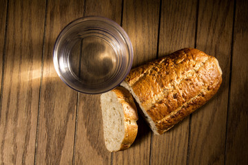 Wall Mural - Fasting for bread and water