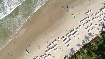 Poster - Top View of a Beach by Drone