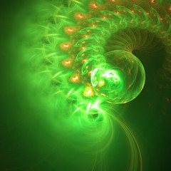 Abstract fractal background