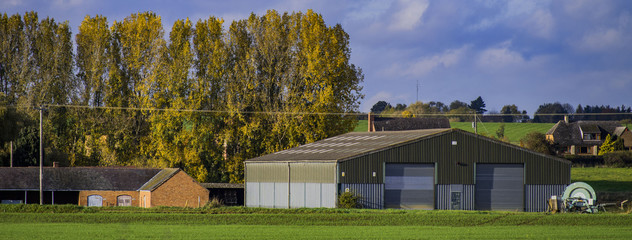 Wall Mural - Farm Agricultural Landscape Warwickshire England UK.