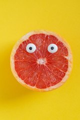 Poster - funny grapefruit