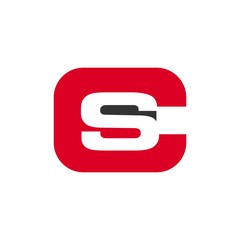Wall Mural - letter c and s logo vector.