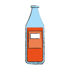 Canvas Print - bottle of soda icon