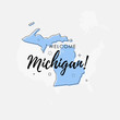 Welcome to Michigan state map