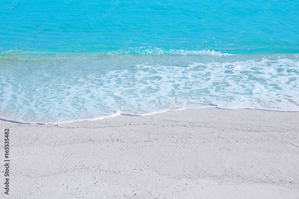 View of beautiful sea beach at resort