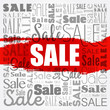 © dizain - SALE word cloud collage, business concept background