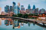 Fototapeta  - Philadelphia skyline at night