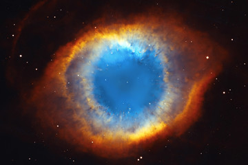 the helix nebula or ngc 7293 in the constellation aquarius.