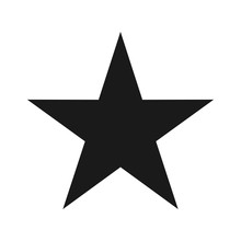 Star Vector Logo. Alone Star.