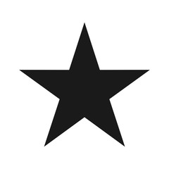 star vector logo. alone star.