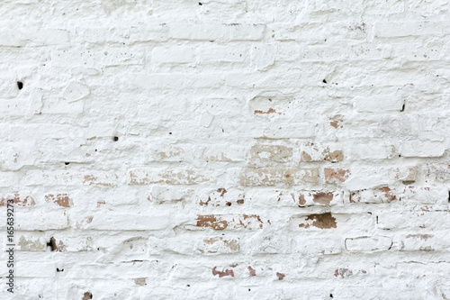 brick wall covered with lime